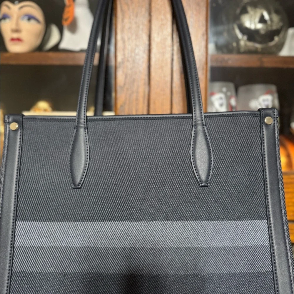 kate spade Navy Tote with Yellow Heart Charm